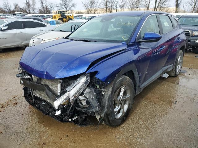 2022 Hyundai Tucson Se Синий vin: 5NMJA3AE7NH003126
