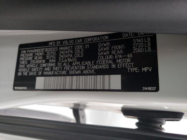 YV440MDC0F2620323 Volvo XC60