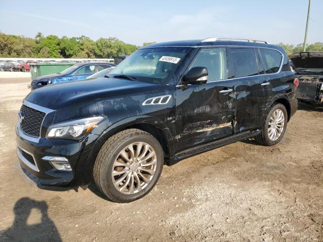 Infiniti QX80 salvage cars for sale: 2017 Infiniti QX80 Base
