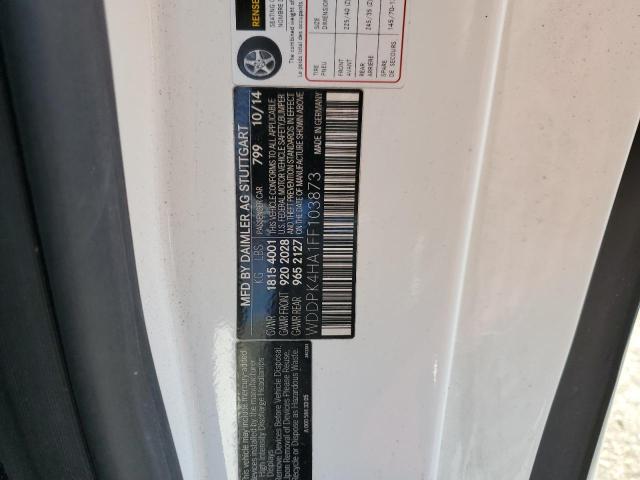 WDDPK4HA1FF103873 Mercedes-Benz SLK 250