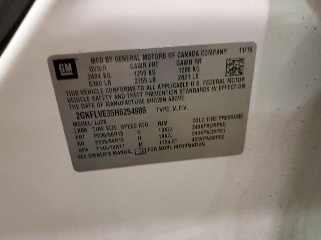 2017 GMC TERRAIN DE - 2GKFLVE35H6254988
