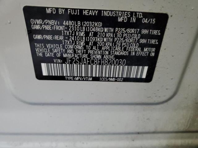 JF2SJAFC8FH820030 Subaru Forester