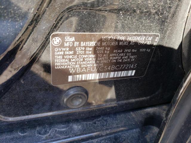WBAFU7C54BC772143 BMW 535 XI