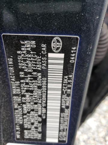 2017 TOYOTA CAMRY LE 4T1BF1FK0HU309960