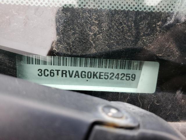 2019 RAM PROMASTER - 3C6TRVAG0KE524259