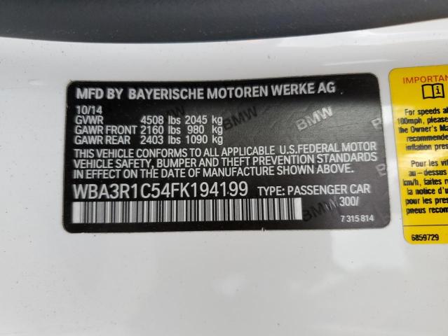2015 BMW 435 I - WBA3R1C54FK194199