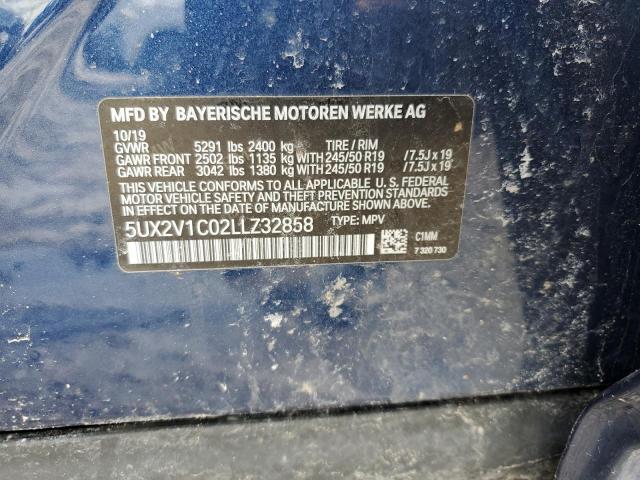 2020 BMW X4 XDRIVE3 - 5UX2V1C02LLZ32858