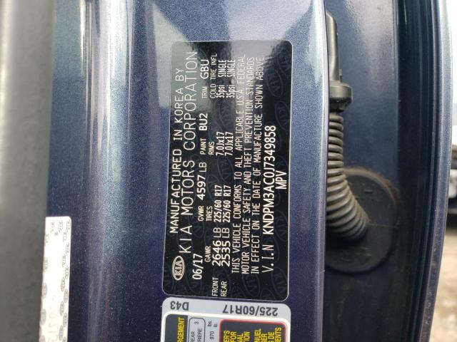 KNDPM3AC0J7349858 KIA Sportage Lx