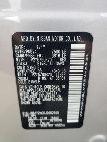 2018 NISSAN ARMADA SV - JN8AY2NC5J9552655