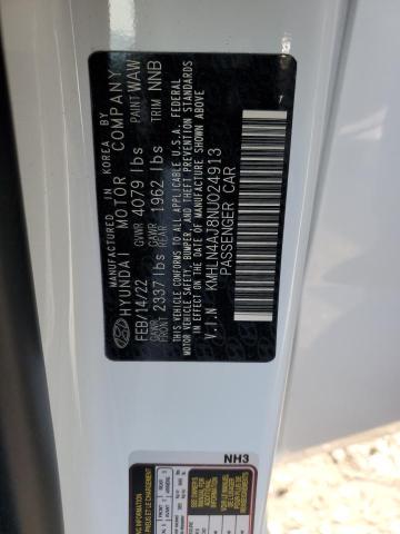 2022 HYUNDAI ELANTRA LI - KMHLN4AJ8NU024913