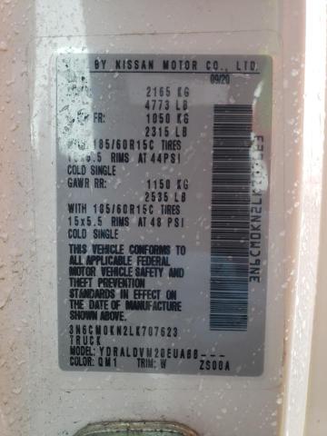 2020 NISSAN NV200 2.5S 3N6CM0KN2LK707623