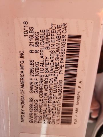 2018 HONDA ACCORD LX 1HGCV1F15JA263263