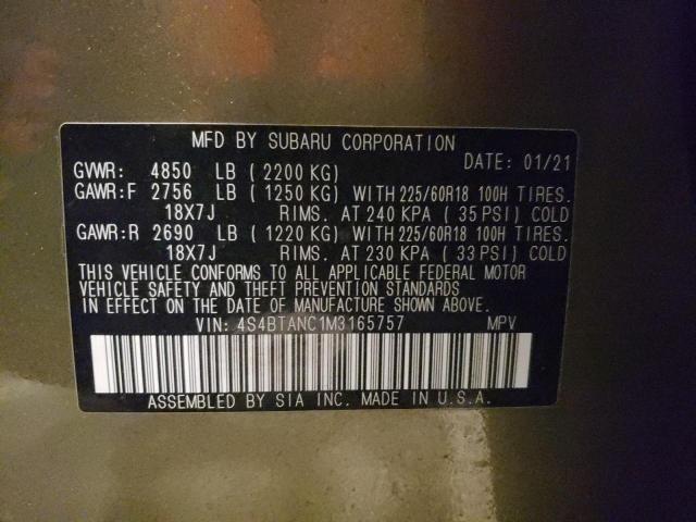 2021 SUBARU OUTBACK LI - 4S4BTANC1M3165757