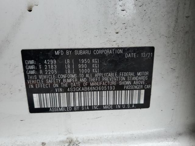 4S3GKAB66N3605193 Subaru Impreza