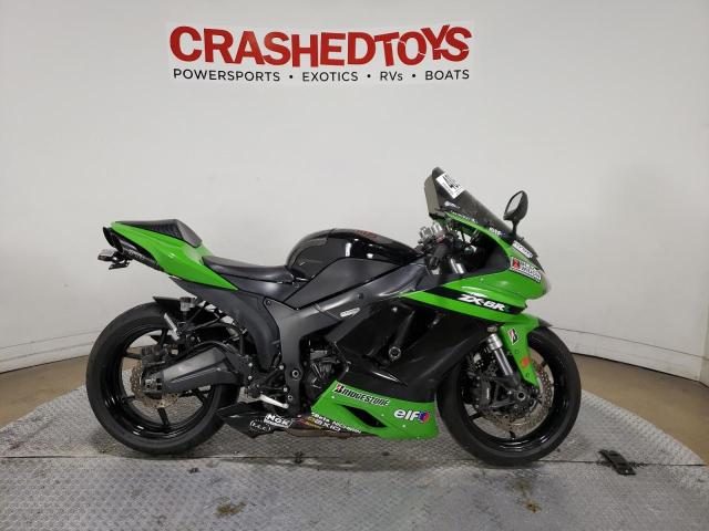 Salvage motorcycles for sale at Dallas, TX auction: 2007 Kawasaki ZX600 P