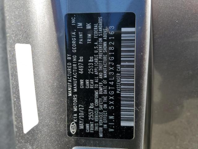 5XXGT4L3XJG182163 KIA Optima Lx