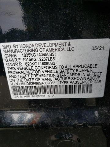 19UDE2F88MA009882 Acura ILX