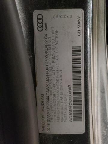 2018 AUDI S7 PREMIUM - WAUWFAFC4JN088987