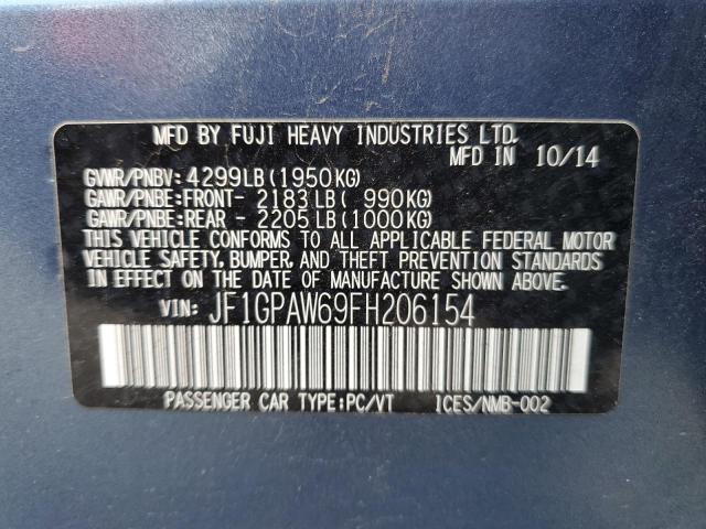 JF1GPAW69FH206154 Subaru Impreza Sport Limited