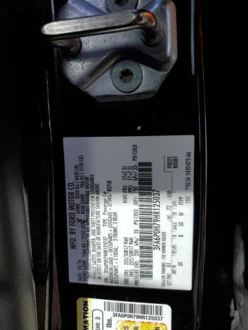 3FA6P0H79HR125037 Ford FUSION SE