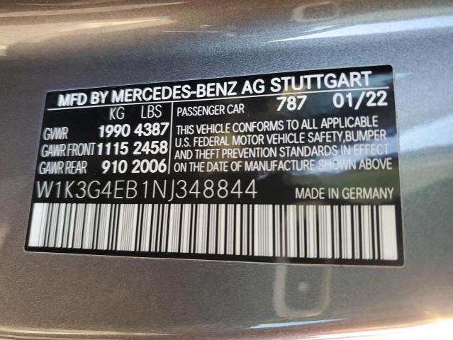 2022 MERCEDES-BENZ A 220 - W1K3G4EB1NJ348844