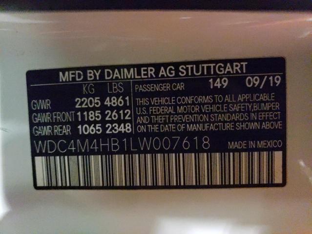 2020 MERCEDES-BENZ GLB 250 4M - WDC4M4HB1LW007618