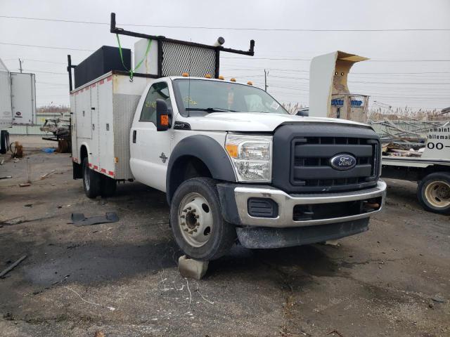 Salvage trucks for sale at Woodhaven, MI auction: 2012 Ford F550 Super Duty