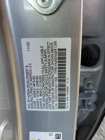 2022 HONDA ACCORD SPO 1HGCV1F41NA111836