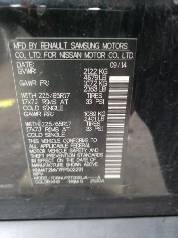 2015 NISSAN ROGUE S KNMAT2MV7FP502291