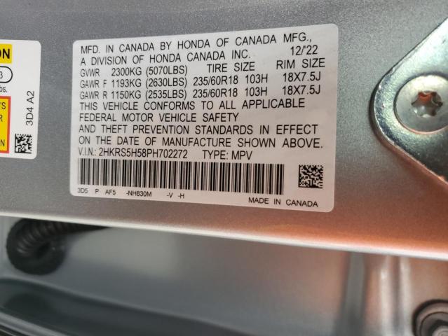 2023 HONDA CR-V SPORT 2HKRS5H58PH702272