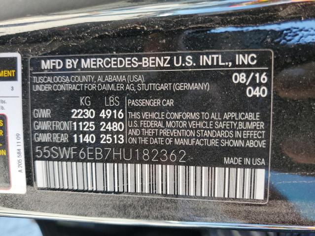 55SWF6EB7HU182362 Mercedes-Benz C 43 4matic Amg