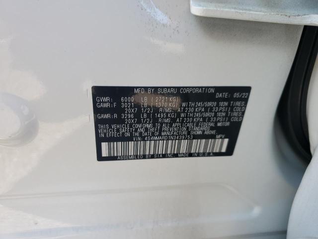 4S4WMARD1N3439753 Subaru Ascent Touring