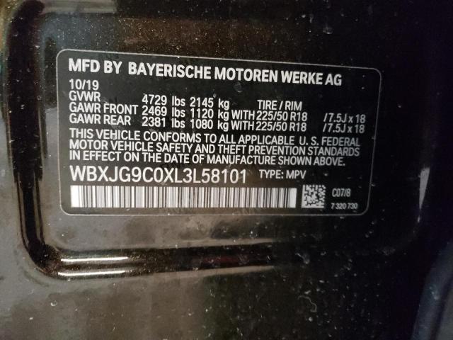 2020 BMW X1 XDRIVE2 - WBXJG9C0XL3L58101