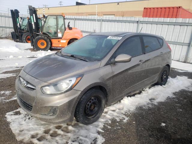 Salvage cars for sale at Bowmanville, ON auction: 2014 Hyundai Accent GLS