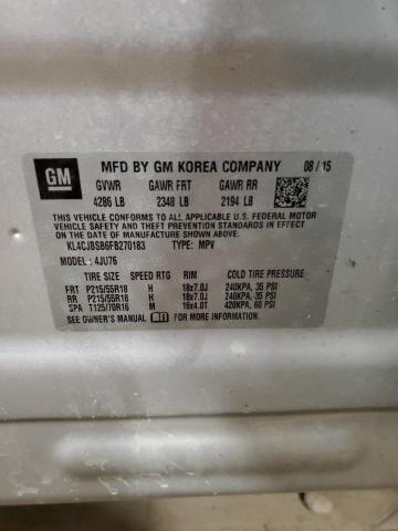 2015 BUICK ENCORE CON - KL4CJBSB6FB270183
