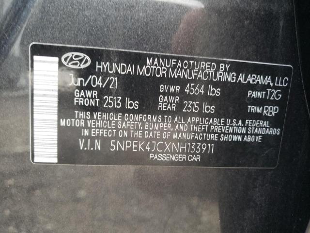 2022 HYUNDAI SONATA N L 5NPEK4JCXNH133911