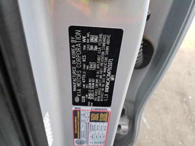 KNDPMCACXM7921071 KIA Sportage Lx