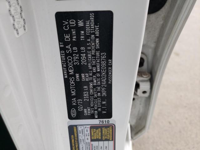 2019 KIA FORTE FE 3KPF24AD2KE098763