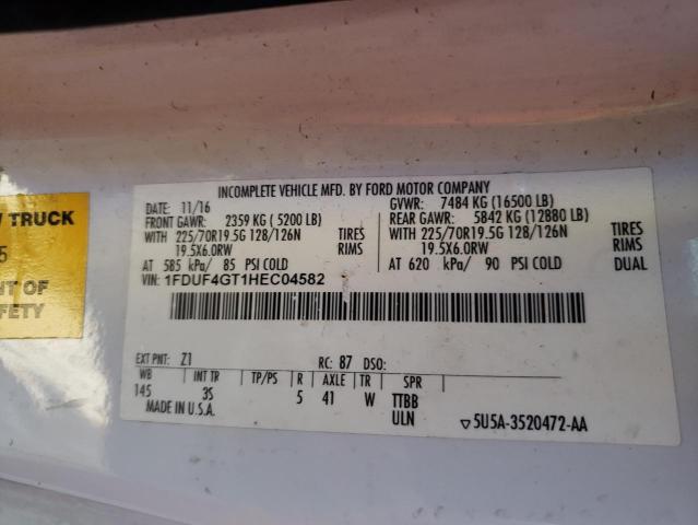 2017 FORD F450 SUPER - 1FDUF4GT1HEC04582