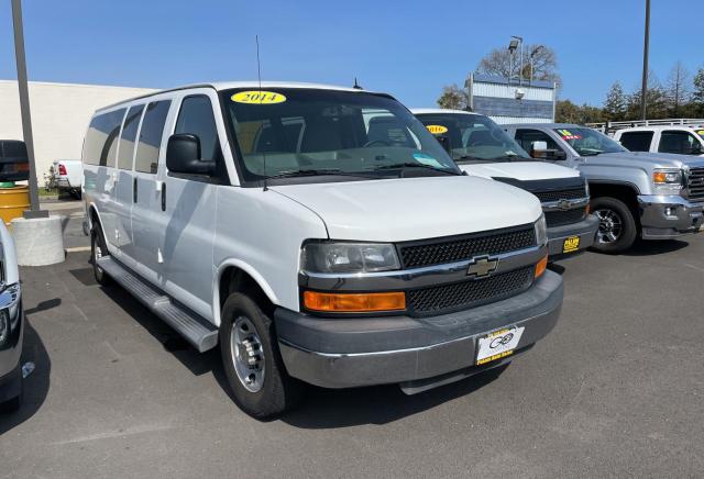 Salvage cars for sale from Copart Antelope, CA: 2014 Chevrolet Express G3500 LT