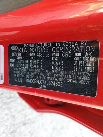KNDCB3LC7K5324602 KIA NIRO FE