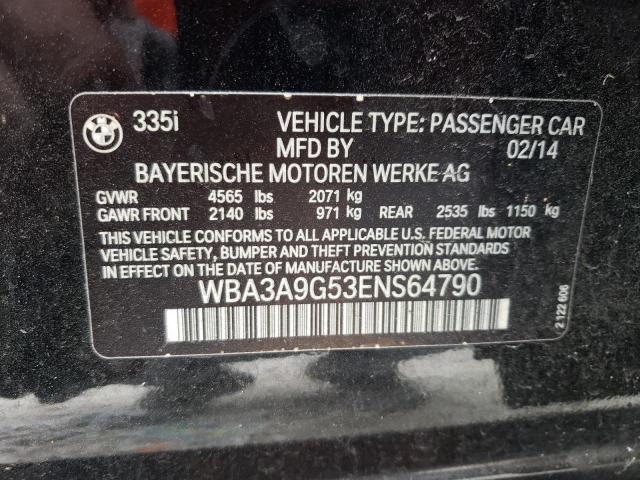 WBA3A9G53ENS64790 BMW 335 I
