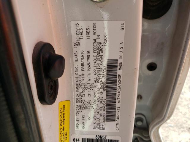 2015 TOYOTA TACOMA DOU 5TFJX4GN8FX043543