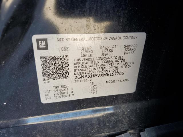 2021 CHEVROLET EQUINOX LS 2GNAXHEVXM6157705