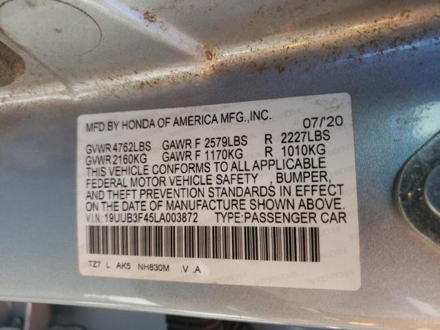 19UUB3F45LA003872 Acura Tlx Technology