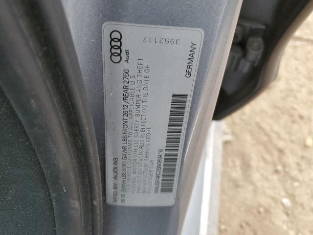 2016 AUDI A6 PREMIUM WAUGFAFC2GN080416