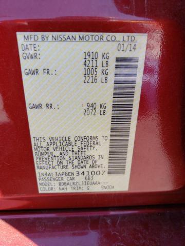 1N4AL3AP6EN341007 Nissan ALTIMA 2.5