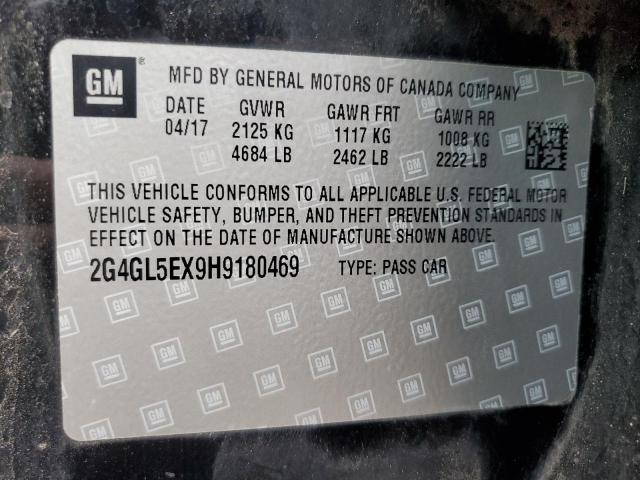 2017 BUICK REGAL SPOR - 2G4GL5EX9H9180469