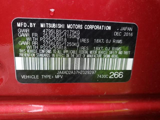 JA4AD2A37HZ029297 Mitsubishi Outlander Es