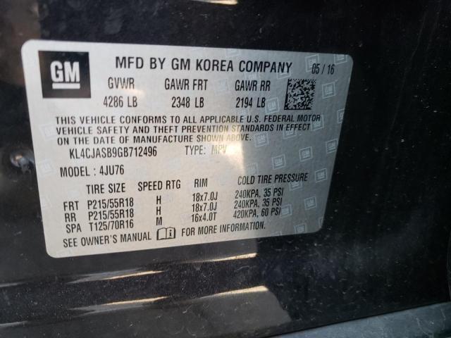 KL4CJASB9GB712496 Buick Encore